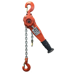 wh l4 lever hoist with shipyard hooks