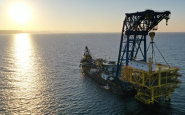 Kuzey Marmara Doğal Gaz Depolama Tevsi Projesi’nde Grommet Sapanlarımız Kullanılarak Ceket ve Topside Montajı Başarılı Bir Şekilde Tamamlandı.